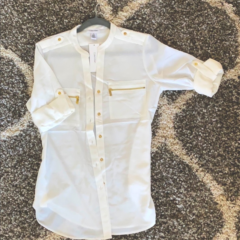 New with tags silk blouse